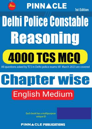Delhi Police Constable Reasoning 4000 TCS MCQ Chapter Wise English Medium