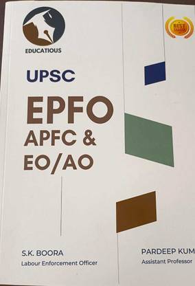 Upsc Epfo /apfc Eo /ao S.k Boora