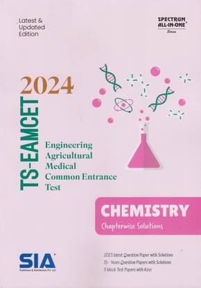 TS Eamcet Chemistry Chapterwise Solutions Latest Updated 2024 Edition