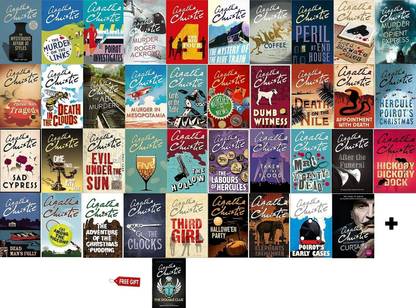 Complete Collection Of Hercule Poirot Books By Agatha Christie + Free Agatha Christie’s The Double Clue