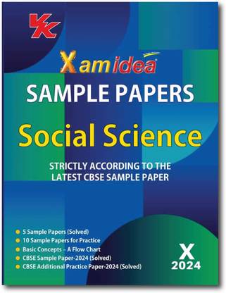 Xam Idea Sample Papers Simplified Social Science | Class 10 For 2024 Board Exam | Latest Sample Papers 2024 (Additional Practice Paper-2024 Based On CBSE Sample Paper Released On 8th September)