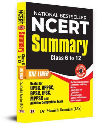NCERT SUMMARY ( Class 6 To 12 )(New Edition 2022) In English Useful For UPSC UPPSC BPSC MPSC & All Other Competitive Exams