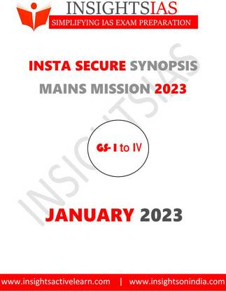 Insight IAS Secure Synopsis Notes Of January For IAS Mains 2023