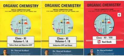 Organic Chemistry For All Competitive Exam Class11TH ,12TH AND 13TH YELLOW AND RED BOOK ( Dr Sharad Kothari ) (Paperback, DR. SHARAD KOTHARI)