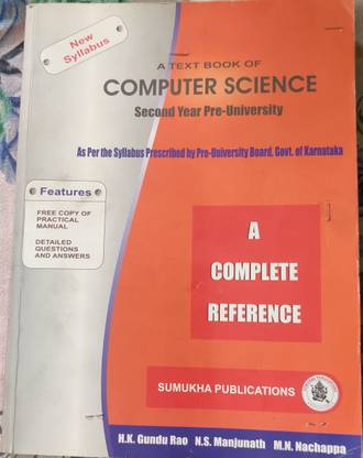 Computer Science Textbook Second PU