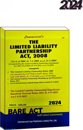 The Limited Liability Partnership Act, 2008 Edition 2024
