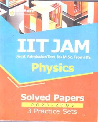 Arihant Iit Jam Physics Solved Papers [2023-2005] 3 Practice Sets