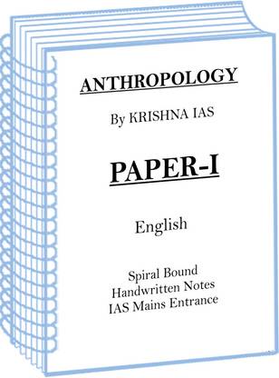 Paper-I Anthropology Optional Handwritten Notes By Krishna IAS For UPSC Mains