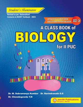 Jeevith 2nd PUC - Biology - Student's Illuminator-A Class Book|Updated As Per New Question Paper Design|For 2023-24|