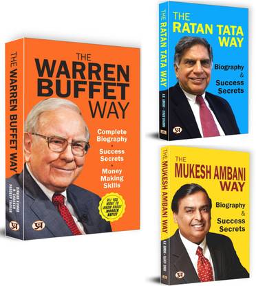 Worlds Most Successful People Biography & Their Success Secrets | Leadership Lessons And Money Making Skills From Ratan Tata, Mukesh Ambani And Warren Buffett | Set Of 3 Books