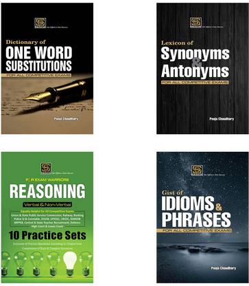 Exam Warrior Series: Reasoning Verbal & Non-Verbal Practice Sets + Idioms/Synonyms/One Word (English)