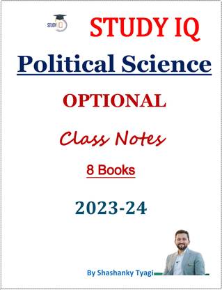 PSIR Handwritten Notes By SHASHANK TYAGI , Paper I & II (8 Booklets )