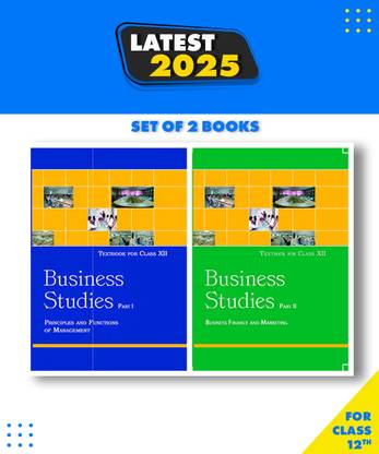 Business Studies-Part 1 & 2-Set Of 2 Books|New Latest Edition For 2025-2026