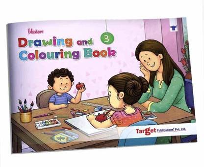 Blossom Drawing And Colouring Activity Books For Kids | Step By Step Drawing Instructions And Coloring Practice Book 3 | Colouring Book For 6+ Year Old