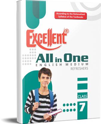 Excellent Books All In One English Medium For Class 7 Textbook For Rajasthan Board Based On Rationalized Syllabus