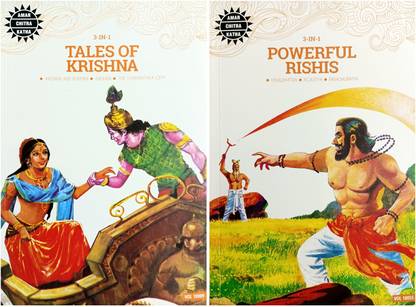 Tales Of Krishna And Powerful Rishis 3 In 1 Combo Pack