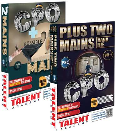 Talent Academy Plus Two Level Mains Cpo Rank File Vol-1 & 2