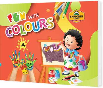 Educart Fun With Colours Drawing Book For Nursery (3-5 Years Kids)