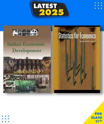 NCERT English Medium Books For Class 11(Economics-1,2)|New Latest Edition For 2025-2026 | Set Of-2 Combo