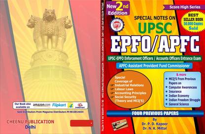 Special Notes On Upsc Epfo/apfc 2nd Edition