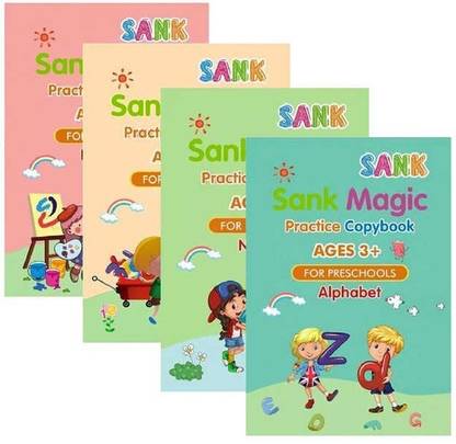 Sank Magic Practice Copybook Number Tracing Book For Preschoolers