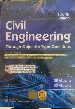 SP Gupta Civil Engineering Objective Type Question Fourth Edition