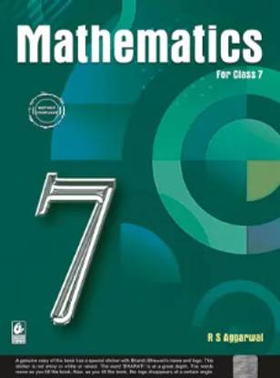 R S Aggarwal : Mathematics For Class 7 CBSE BOARD