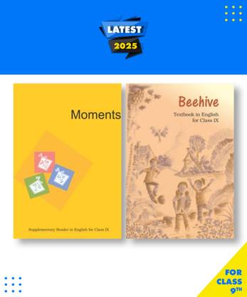 NCERT English Medium Books For Class 9-(Beehive,Moment)|New Latest Edition For 2025-2026 | Set Of-2 Combo