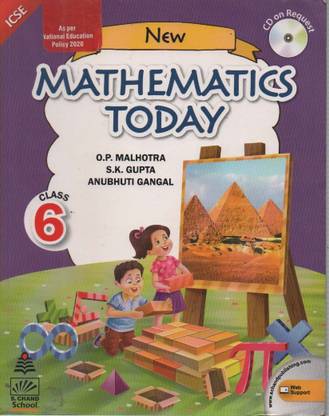 Icse न्यू मैथमैटिक्स टुडे फॉर क्लास - 6