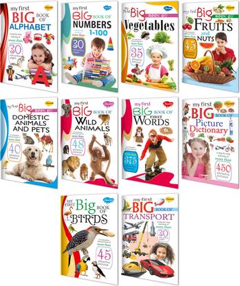 My First Learning Big Book Complete Combo | Pack Of 10 Educational Books