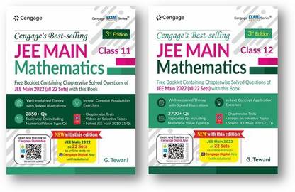 JEE Main Mathematics: Class 11 And Class 12 (Book + Booklet) With Free Online Assessments And Digital Content 2023 , (2-Book Set Combo)