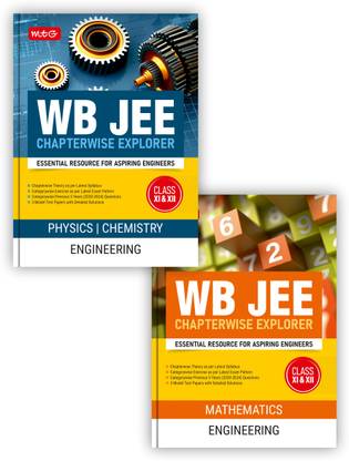 MTG WB JEE Chapterwise Explorer Physics, Chemistry & Mathematics For 2025 Exam (Set Of 2 Books) - WB JEE Engineering Previous Years Solved Papers (PYQ Book) | Model Test Papers With Detailed Solutions