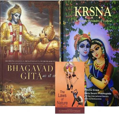 Bhagavad Gita As It Is With Krsna - The Supreme Personality Of Godhead (English ) With One Book