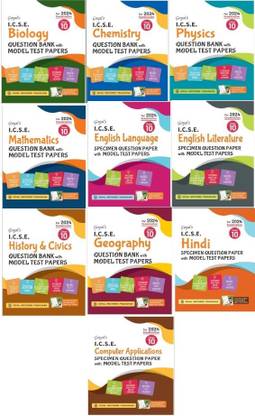 Goyal's ICSE 10 Books Combo Set Model Test Papers For Class 10 For 2024 Examination
