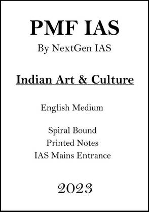 PMFIAS Art-And-Culture Optional Printed Notes In English For Mains