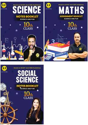 Booklet For Class 10th Of Science & Fun Notes (Science,Math & Social Science)