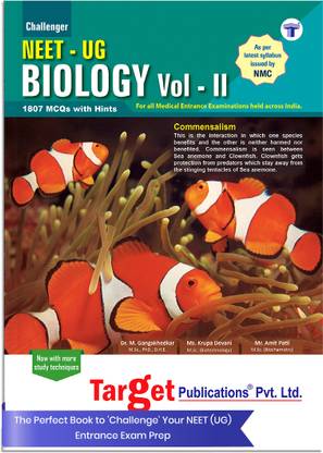 NEET UG Challenger Biology Book Vol 2 For Medical Entrance Exam 2025 | Chapterwise MCQs With Solutions | Model Papers For Practice As Per Latest Syllabus Prescribed By NMC