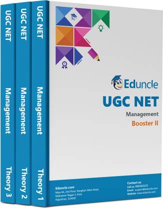 NTA UGC NET/SET/JRF Management Exam Notes For 2023 (Set Of 3 Books), Best Study Material For Paper 2 UGC NET - Latest Edition By Eduncle
