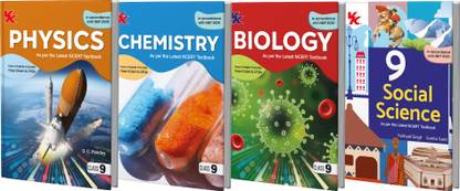 Physics, Chemistry, Biology, Social Science Book For Class 9 (Set Of 4 Books) | CBSE (NCERT Solved) | NEP | Examination 2025-26 | By VK Global Publications