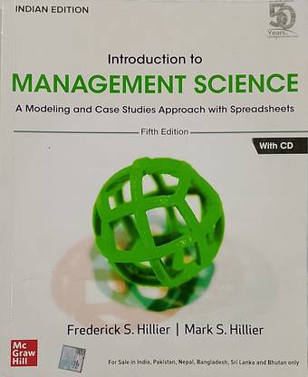 INTRODUCTION TO MANAGEMENT SCIENCE (Old Book)