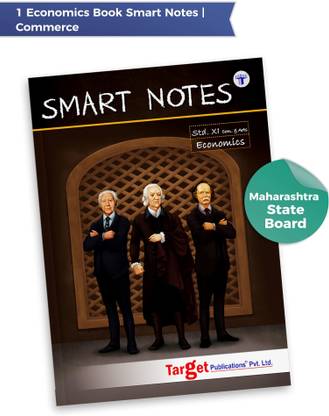 Std 11th Economics Book | Smart Notes | English Medium| FYJC Commerce Books | Maharashtra State Board | XI Eco Book Includes Smart Codes, Smart Recaps And QR Codes For Reference Content