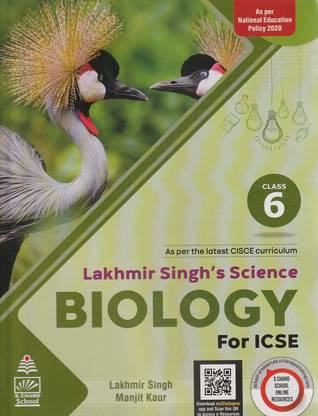 Icse Lakhmir Singh's Science Biology Class 6 S. Chand School Books