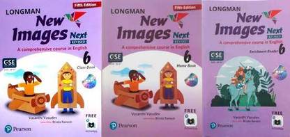 Pearson Longman New Images Class Book + Enrichment Reader + Home Book Class 6 ( Combo Set Of 3 Books)