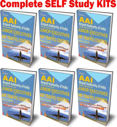 AAI Junior Executive In ATC (Air Traffic Control) 2022-23 Part A And B (Set Of VI Books)