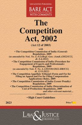 Competition Act, 2002 With Allied Rules And Regulations