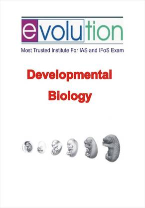 Evolution Zoology Printed Notes Of Developmental Biology In English For IAS Mains
