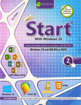 Let's Start With Windows 10 For ICSE Class - 2