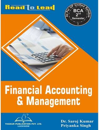 Financial Accounting & Management BCA Second Semester Book According To UP State Universities . New Edition