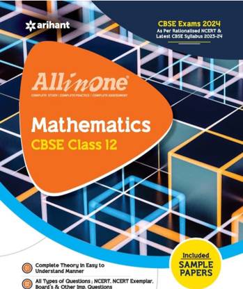 Arihant All In One Mathematics Cbse Class 12 Included Sample Papers 2023