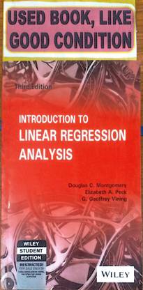 Introduction To Linear Regression Analysis (Old Book)